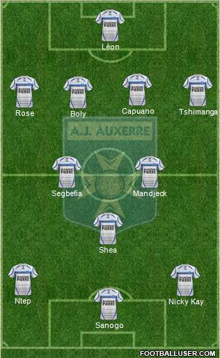 A.J. Auxerre Formation 2013