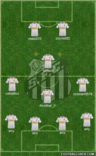 Santos FC Formation 2013