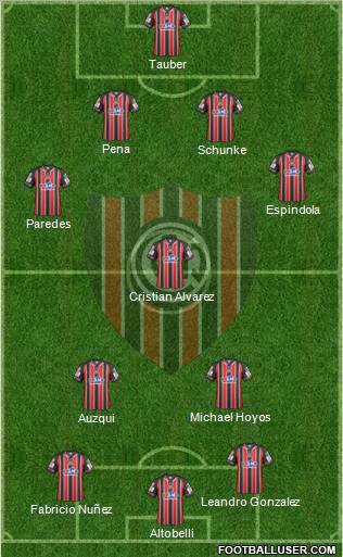 Chacarita Juniors Formation 2013