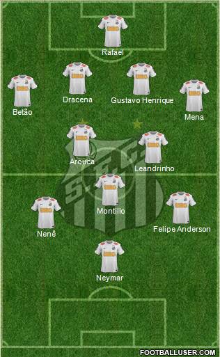 Santos FC Formation 2013