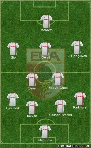 FC Augsburg Formation 2013