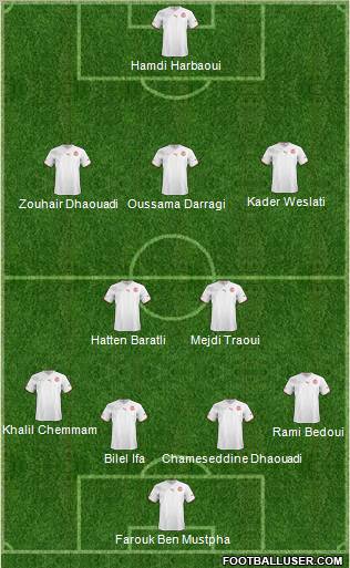 Tunisia Formation 2013