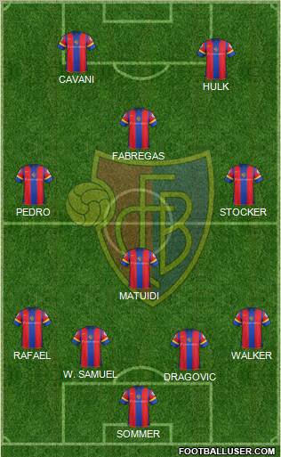 FC Basel Formation 2013