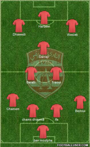 Club Africain Tunis Formation 2013