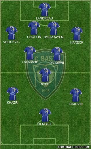 Sporting Club Bastia Formation 2013