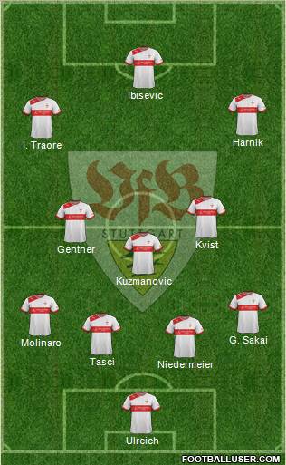 VfB Stuttgart Formation 2013