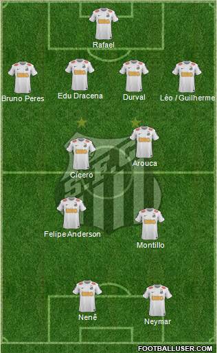 Santos FC Formation 2013