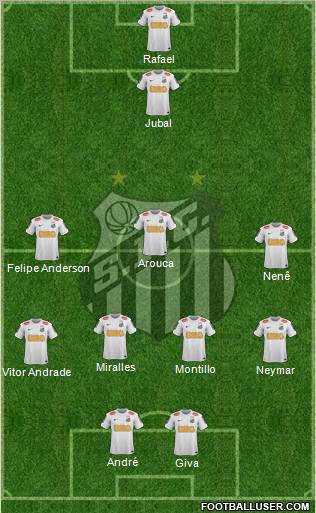 Santos FC Formation 2013