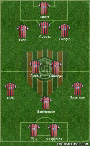 Chacarita Juniors Formation 2013