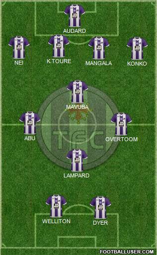 Toulouse Football Club Formation 2013