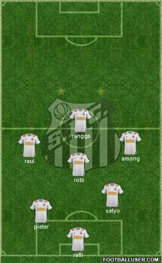 Santos FC Formation 2013