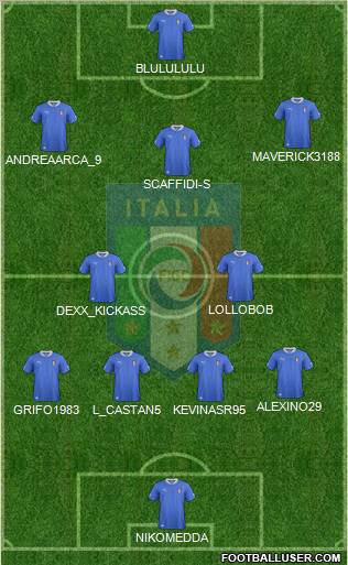 Italy Formation 2013