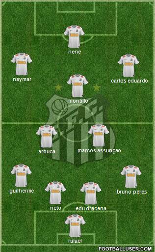 Santos FC Formation 2013