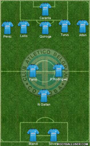 Belgrano de Córdoba Formation 2013