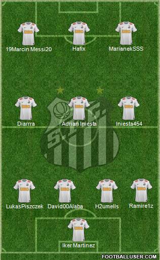 Santos FC Formation 2013