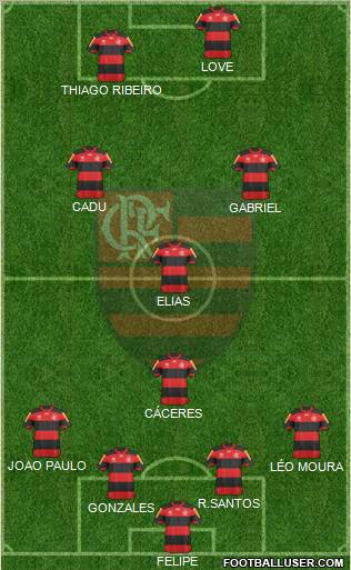 CR Flamengo Formation 2013