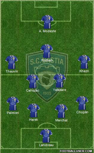 Sporting Club Bastia Formation 2013