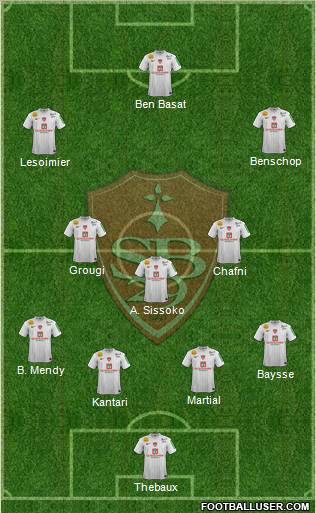 Stade Brestois 29 Formation 2013