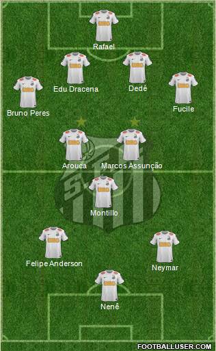 Santos FC Formation 2013