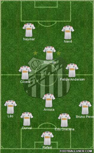 Santos FC Formation 2013