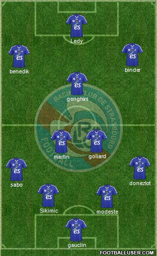 Racing Club de Strasbourg-Football Formation 2013