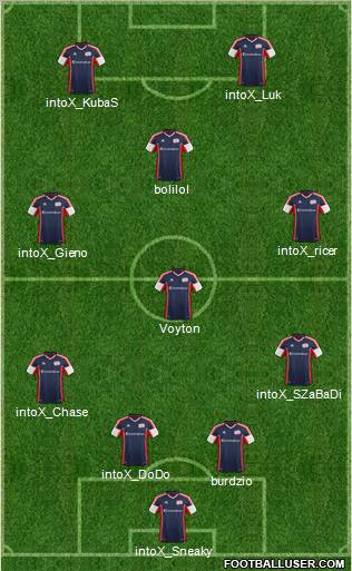 New England Revolution Formation 2013