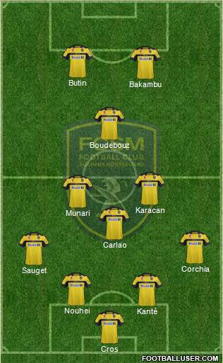 FC Sochaux-Montbéliard Formation 2013