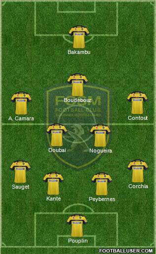 FC Sochaux-Montbéliard Formation 2013