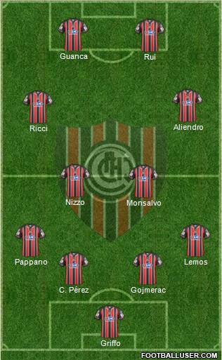 Chacarita Juniors Formation 2013