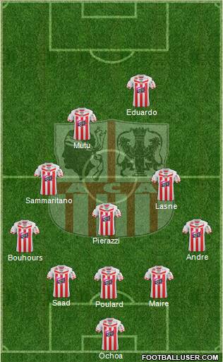 Athletic Club Ajaccien Football Formation 2013