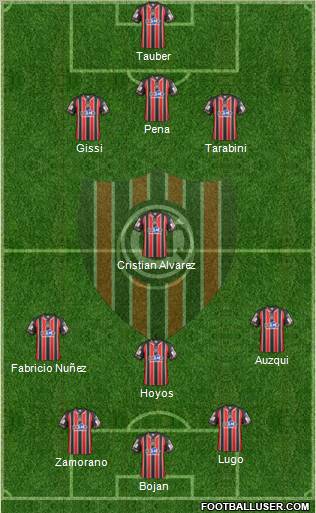 Chacarita Juniors Formation 2013