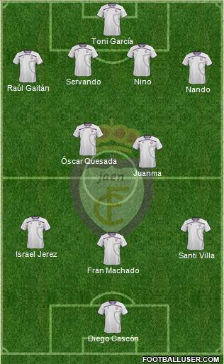 Real Jaén C.F. Formation 2013