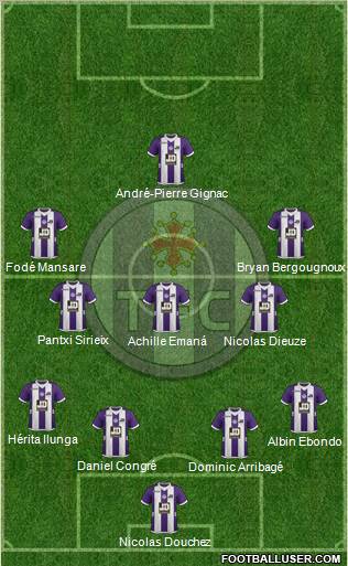 Toulouse Football Club Formation 2013