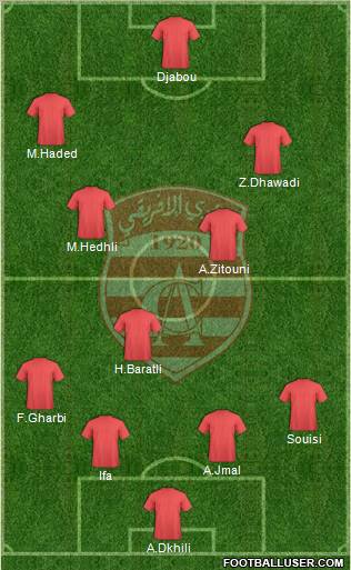 Club Africain Tunis Formation 2013