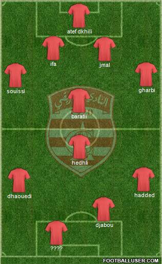 Club Africain Tunis Formation 2013