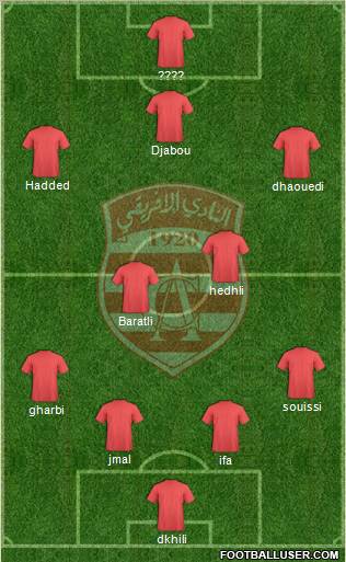 Club Africain Tunis Formation 2013