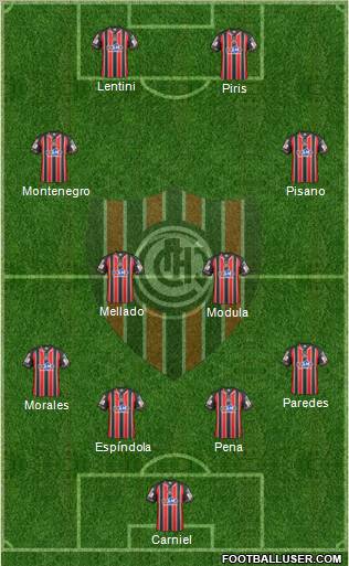 Chacarita Juniors Formation 2013