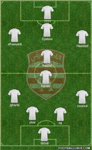 Club Africain Tunis Formation 2013