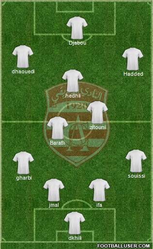 Club Africain Tunis Formation 2013