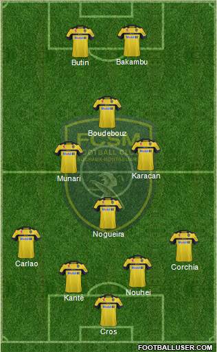 FC Sochaux-Montbéliard Formation 2013