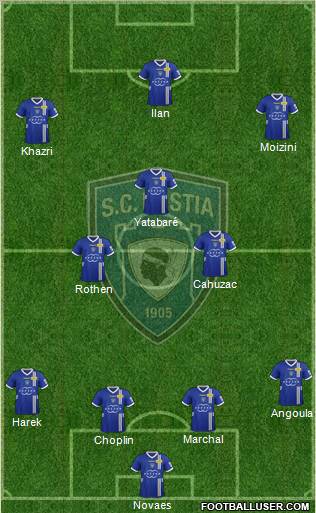 Sporting Club Bastia Formation 2013