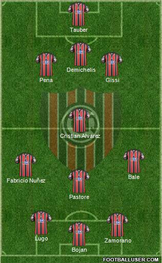 Chacarita Juniors Formation 2013