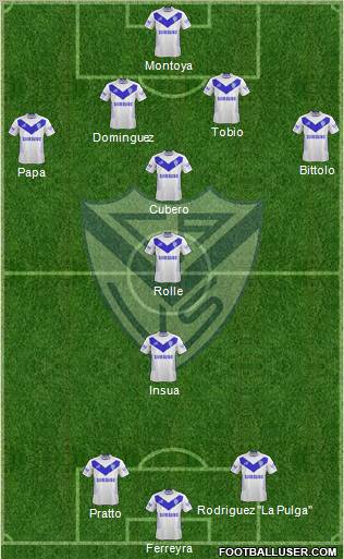 Vélez Sarsfield Formation 2013