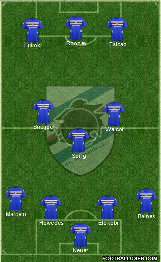 Sampdoria Formation 2013