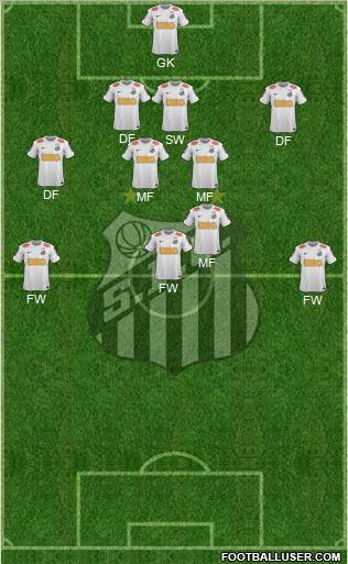 Santos FC Formation 2013