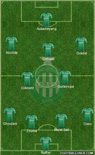 A.S. Saint-Etienne Formation 2013