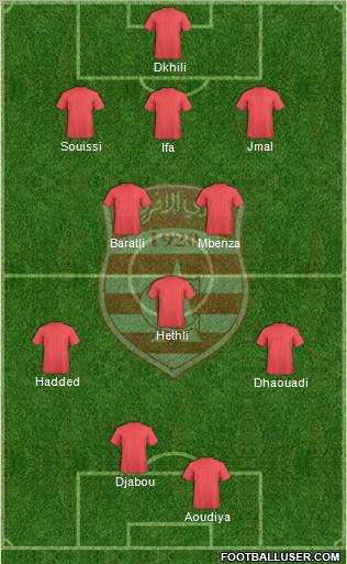 Club Africain Tunis Formation 2013