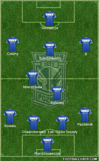 Lech Poznan Formation 2013