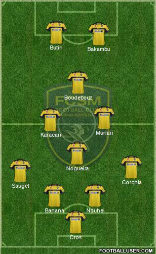 FC Sochaux-Montbéliard Formation 2013