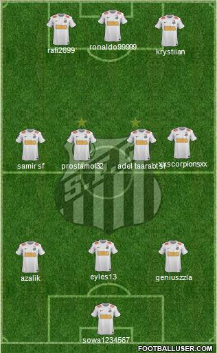 Santos FC Formation 2013